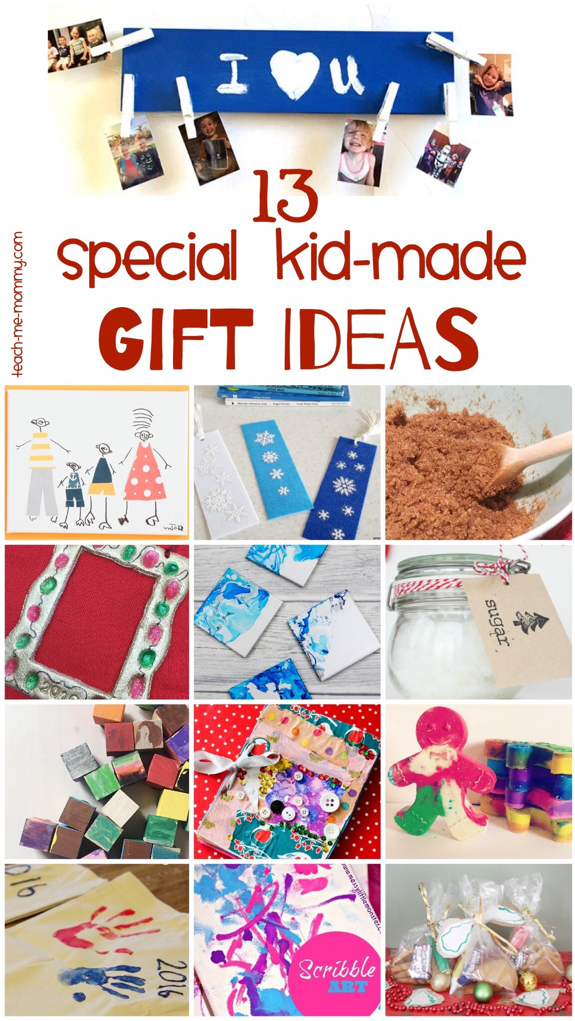 Best ideas about Gift Ideas For Me
. Save or Pin Kid made Gifts Series Teach Me Mommy Now.