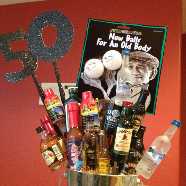 Best ideas about Gift Ideas For Men Turning 50
. Save or Pin 50th Birthday Gift basket for Men Do one with Ben Gay Now.