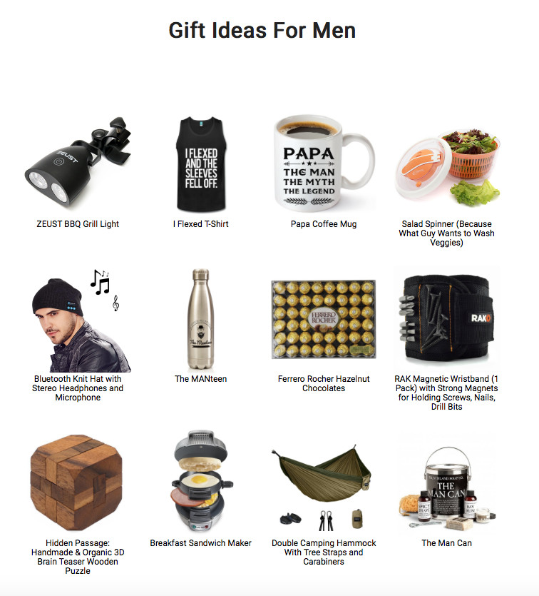 Best ideas about Gift Ideas For Men
. Save or Pin The Most Unique Gift Ideas For Men All Ages Now.