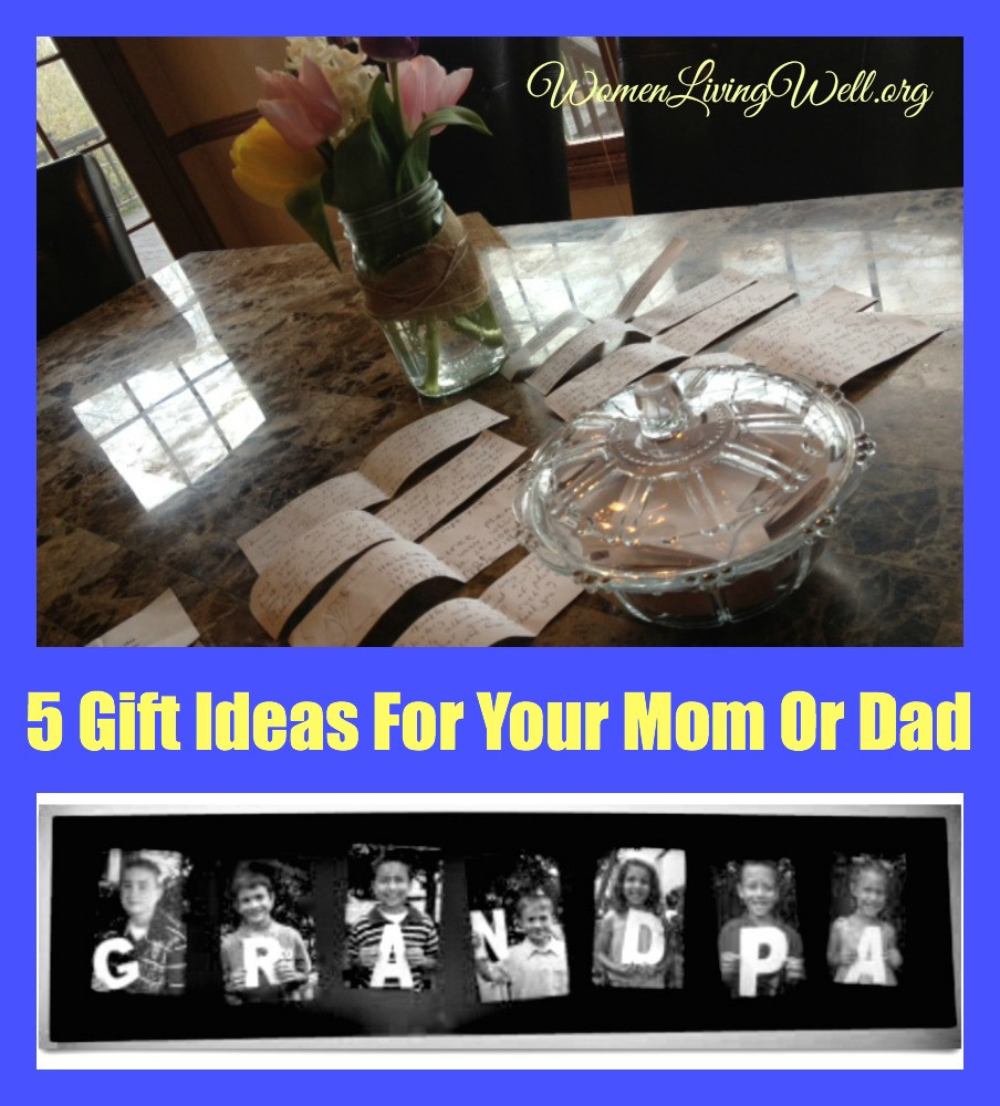 Best ideas about Gift Ideas For Mom And Dad
. Save or Pin 5 Gift Ideas For Your Mom or Dad Women Living Well Now.