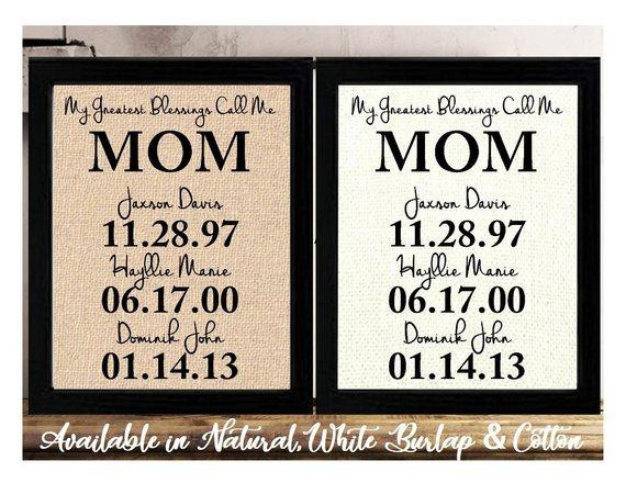 Best ideas about Gift Ideas For Mom From Son
. Save or Pin Mom Gifts Mom From Daughter Mom From Son Mom Birthday Now.