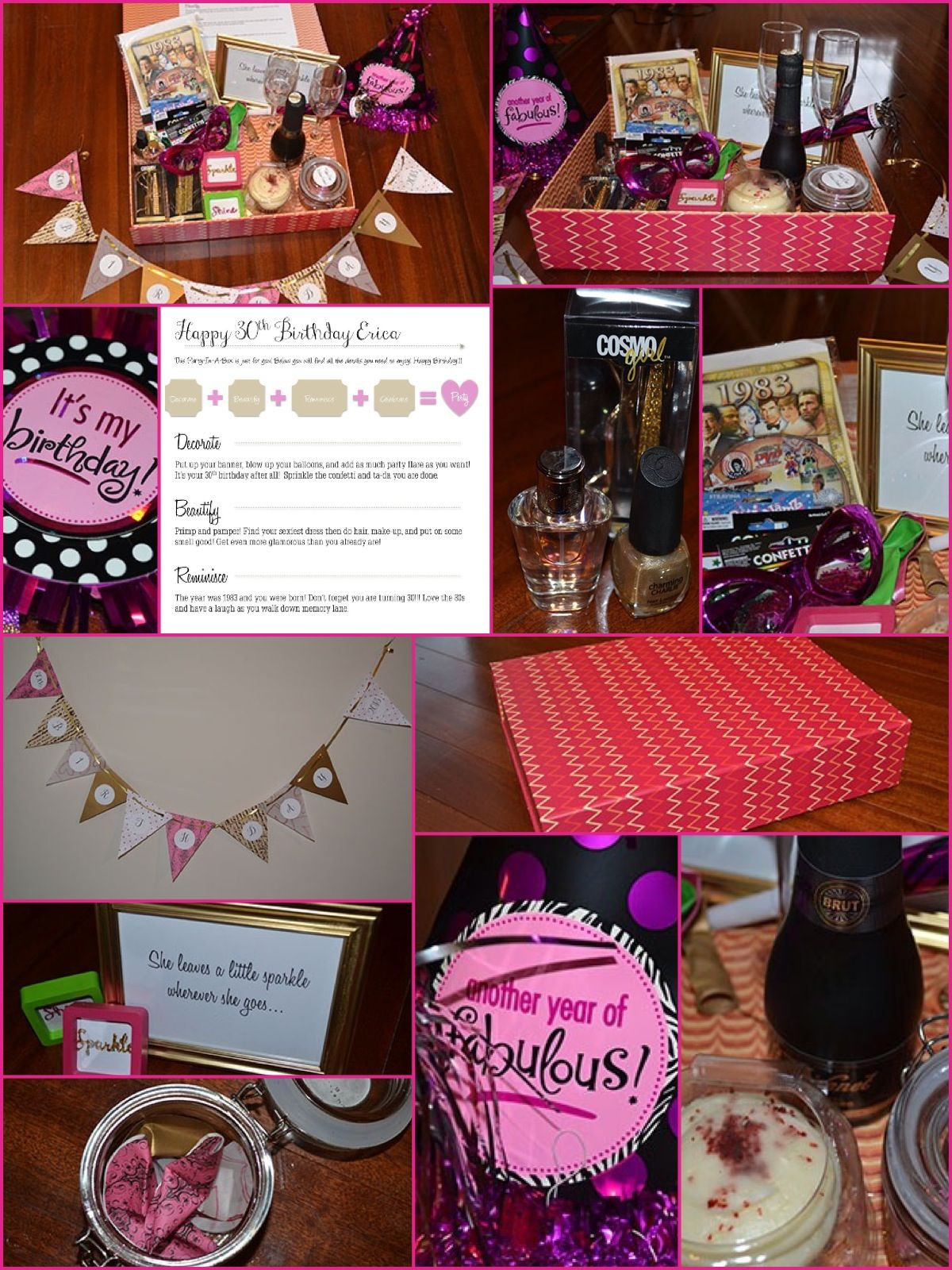 Best ideas about Gift Ideas For Mom's Birthday
. Save or Pin Party in a box 30th birthday t idea for those far away Now.