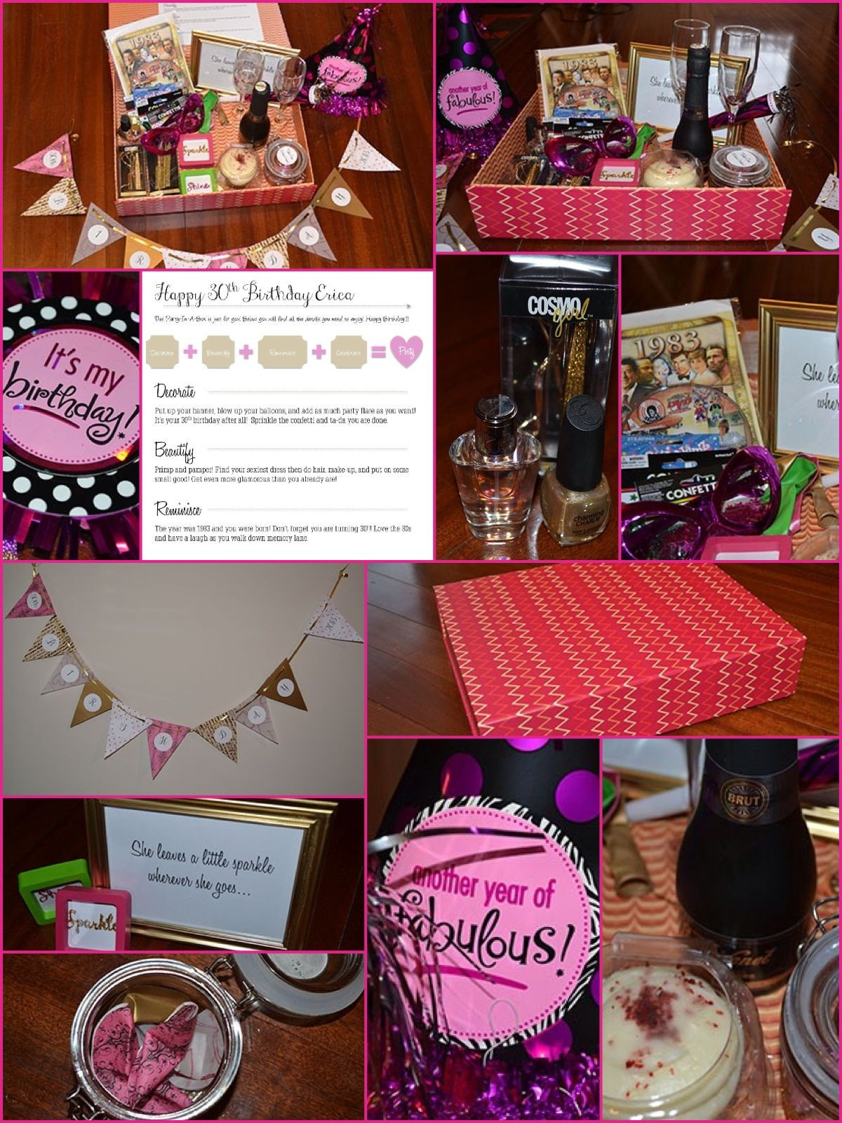 Best ideas about Gift Ideas For Mom'S Birthday
. Save or Pin Party in a box 30th birthday t idea for those far away Now.