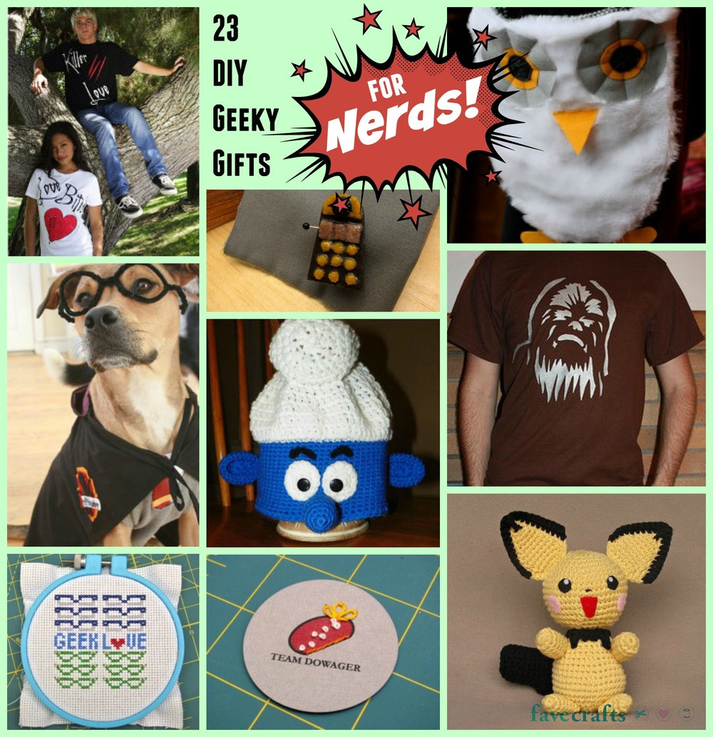 Best ideas about Gift Ideas For Nerds
. Save or Pin 23 DIY Geeky Gifts for Nerds Now.