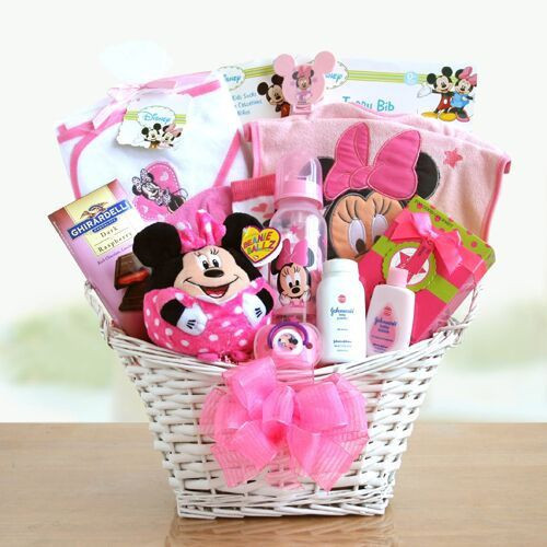 Best ideas about Gift Ideas For Newborn Girl
. Save or Pin Minnie Mouse Baby Girl Gift Basket Now.