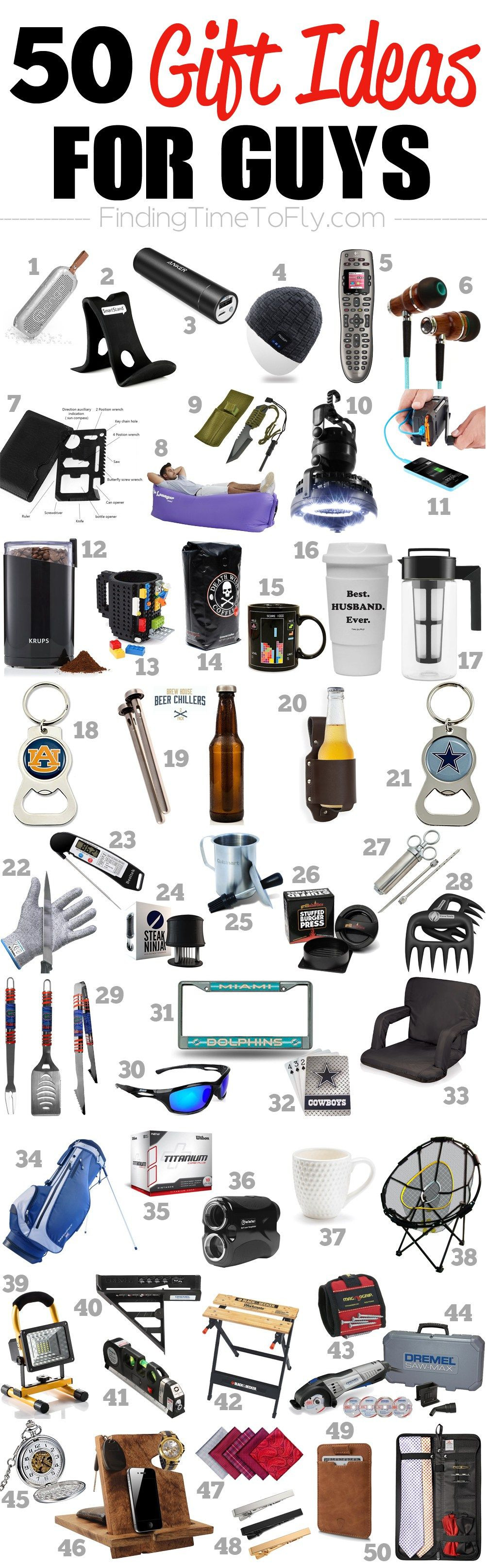 Best ideas about Gift Ideas For Outdoorsy Guys
. Save or Pin 50 Gifts for Guys for Every Occasion Now.