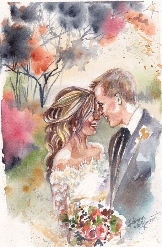 Best ideas about Gift Ideas For Painters
. Save or Pin Paper Anniversary Watercolor Portrait RESERVED for Jean Now.