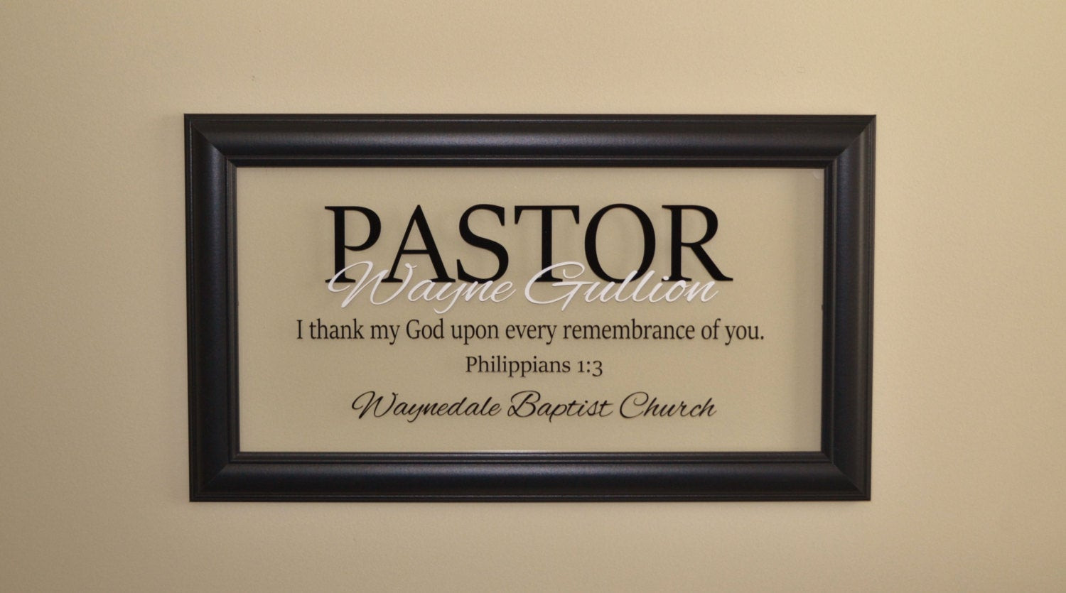 Best ideas about Gift Ideas For Pastors
. Save or Pin Pastor Gift Pastor Appreciation Wall Decor Minister Gift Now.