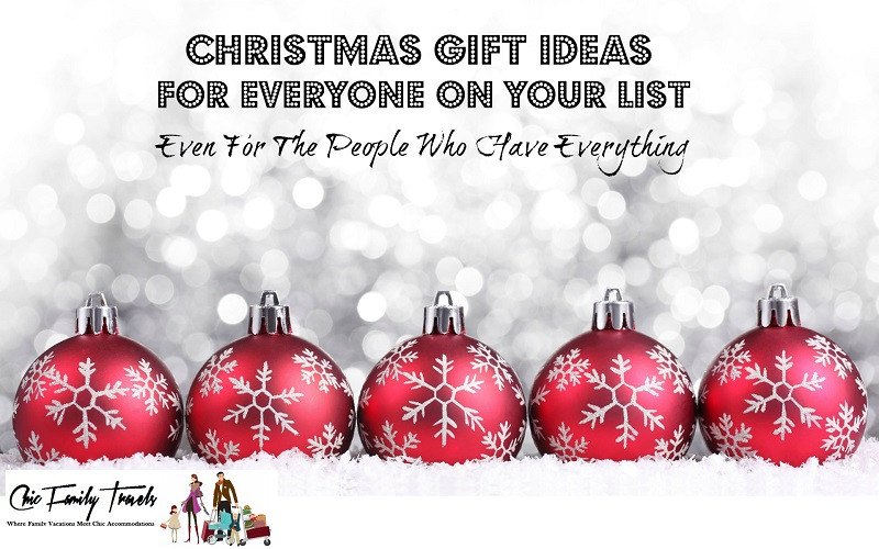 Best ideas about Gift Ideas For People Who Have Everything
. Save or Pin Christmas Gift Ideas For Everyone Your List Even For Now.