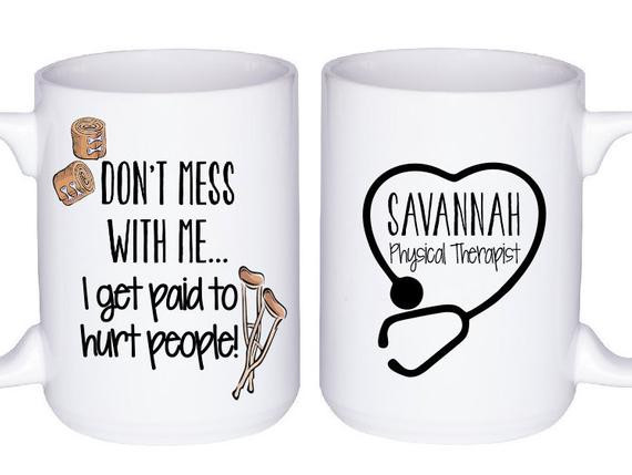 Best ideas about Gift Ideas For Physical Therapist
. Save or Pin Physical Therapist Gifts Personalized Physical Therapy Mug Now.