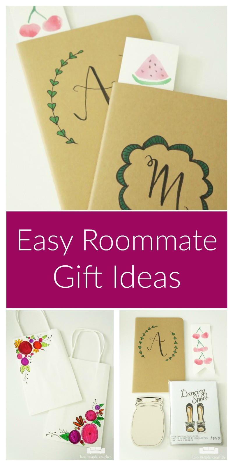 Best ideas about Gift Ideas For Roommates
. Save or Pin Easy Blog Conference Roommate Gifts two purple couches Now.
