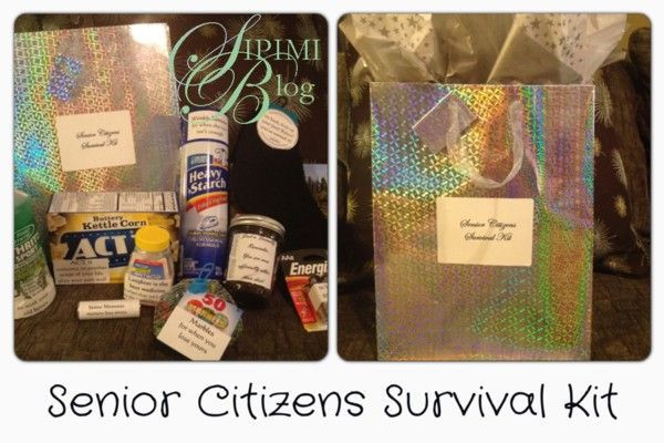 Best ideas about Gift Ideas For Senior Citizens
. Save or Pin Saw it Pinned it Made it Senior Citizens Survival Kit Now.