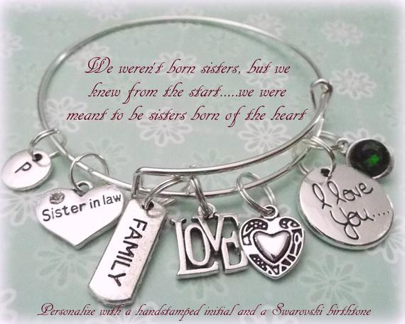 Best ideas about Gift Ideas For Sister In Law
. Save or Pin Sister in Law Charm Bracelet Gift for Sister in Law Now.