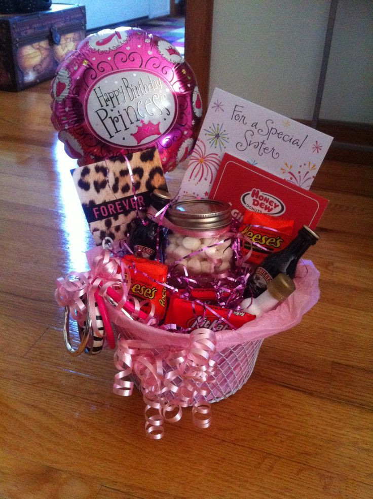 Best ideas about Gift Ideas For Sister
. Save or Pin 50 best Birthday Gift Baskets images on Pinterest Now.