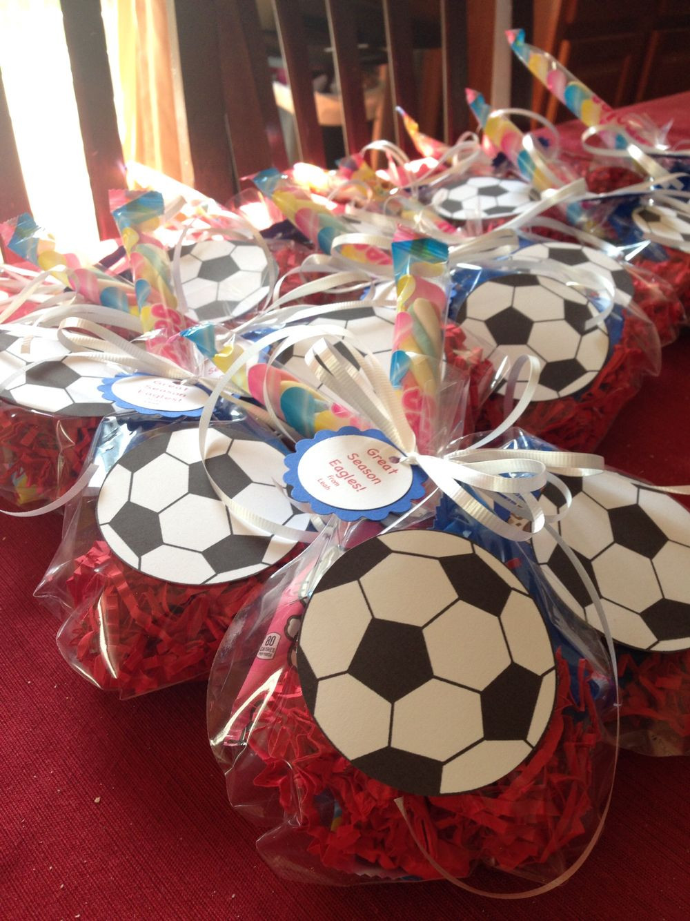 Best ideas about Gift Ideas For Soccer Players
. Save or Pin Soccer goo s for the end of the season party Now.