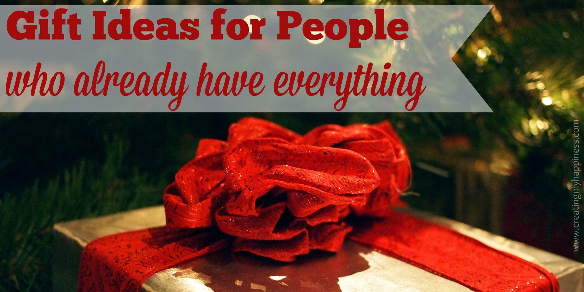 Best ideas about Gift Ideas For Someone Who Has Everything
. Save or Pin Gift Ideas for People Who Already Have Everything Now.