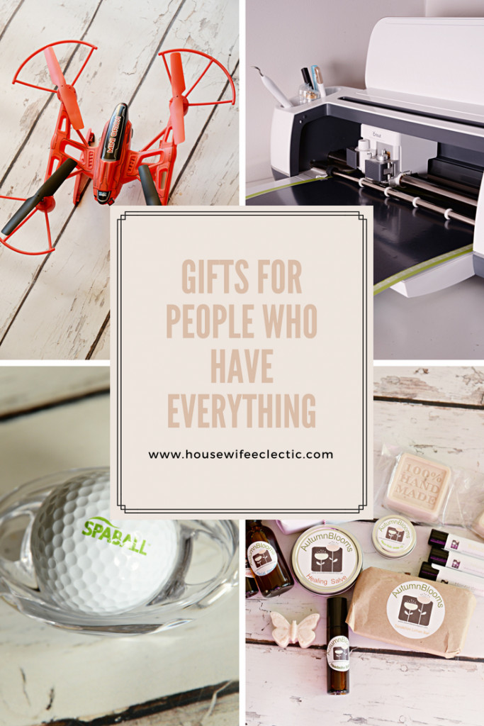 Best ideas about Gift Ideas For Someone Who Has Everything
. Save or Pin Gift Ideas for the Person Who has Everything Housewife Now.