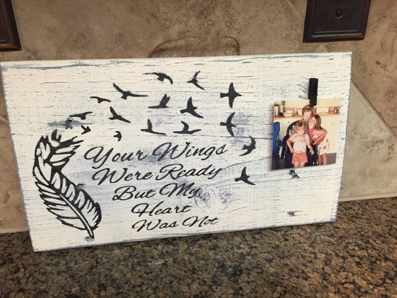 Best ideas about Gift Ideas For Someone Who Lost A Loved One
. Save or Pin 7 best images about WINGS WERE READY on Pinterest Now.