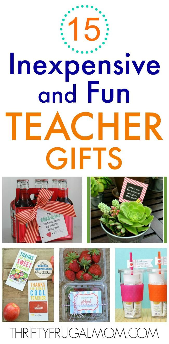 Best ideas about Gift Ideas For Students From Teacher
. Save or Pin 15 Fun Inexpensive Teacher Gifts Now.