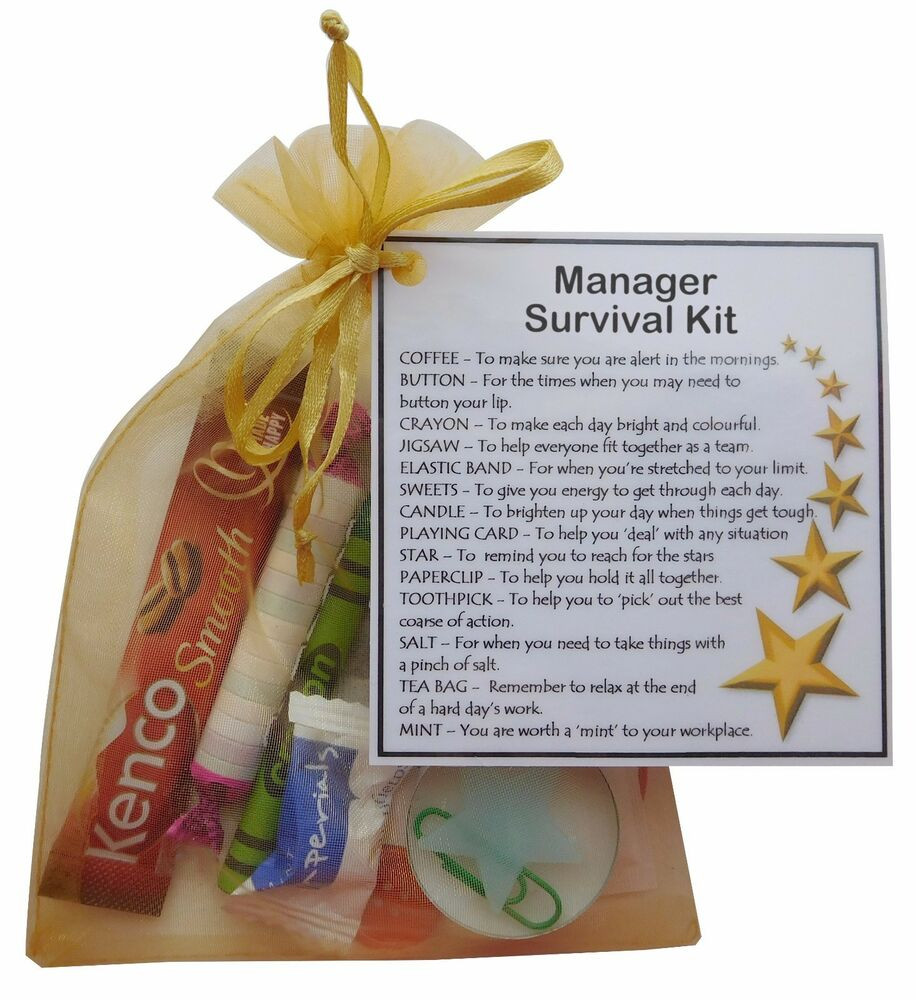 Best ideas about Gift Ideas For Supervisors
. Save or Pin Manager Assistant Manager Boss Supervisor Survival Kit Now.