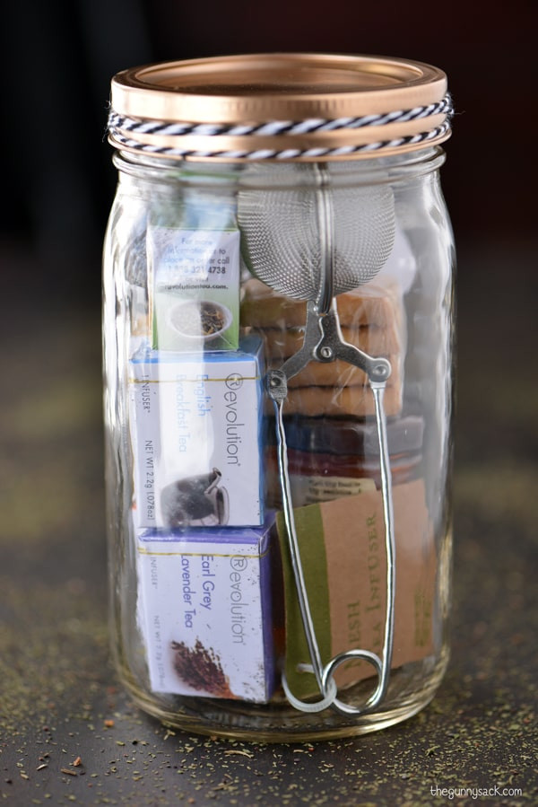 Best ideas about Gift Ideas For Tea Lovers
. Save or Pin Tea Time Mason Jar Gifts The Gunny Sack Now.