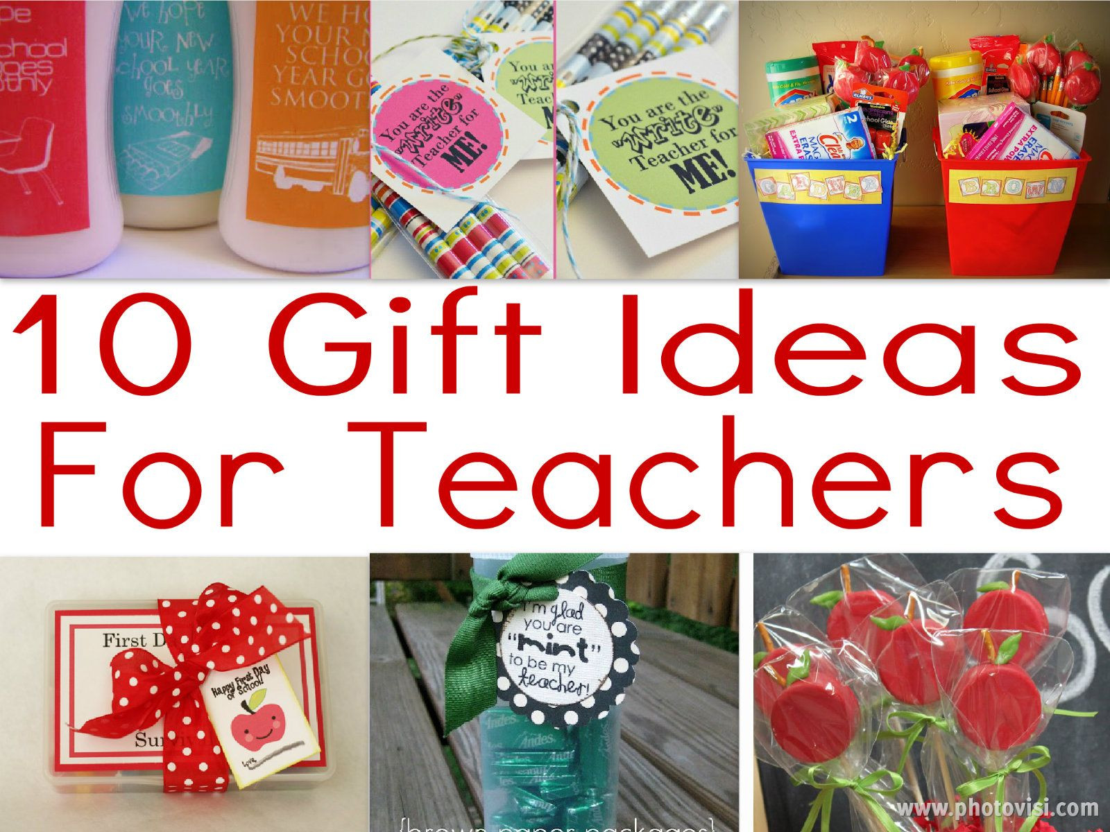 Best ideas about Gift Ideas For Teachers
. Save or Pin 10 Teacher Gifts For The First Day School Now.