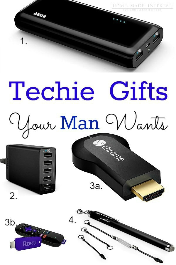 Best ideas about Gift Ideas For Tech Guys
. Save or Pin Gift Ideas Your Man Will Love Home Made Interest Now.