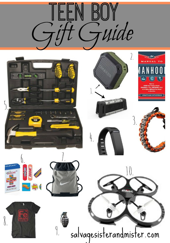 Best ideas about Gift Ideas For Teen Boys
. Save or Pin Teen Boy Gift Guide Salvage Sister and Mister Now.