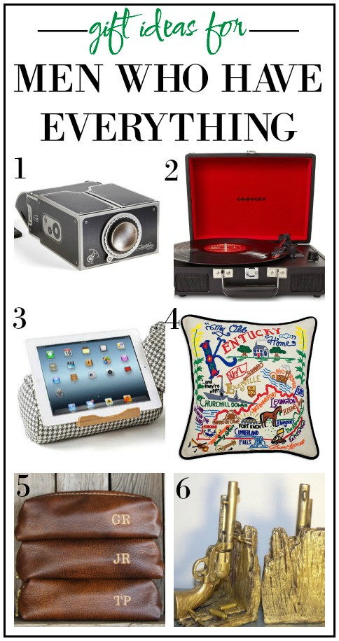 Best ideas about Gift Ideas For The Guy Who Has Everything
. Save or Pin Gift Ideas for Men Who Have Everything Except These Now.