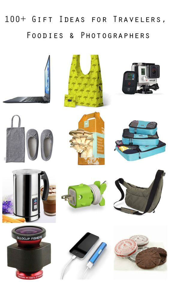 Best ideas about Gift Ideas For Travelers
. Save or Pin 100 Gift Ideas for Travelers Foo s and graphers Now.