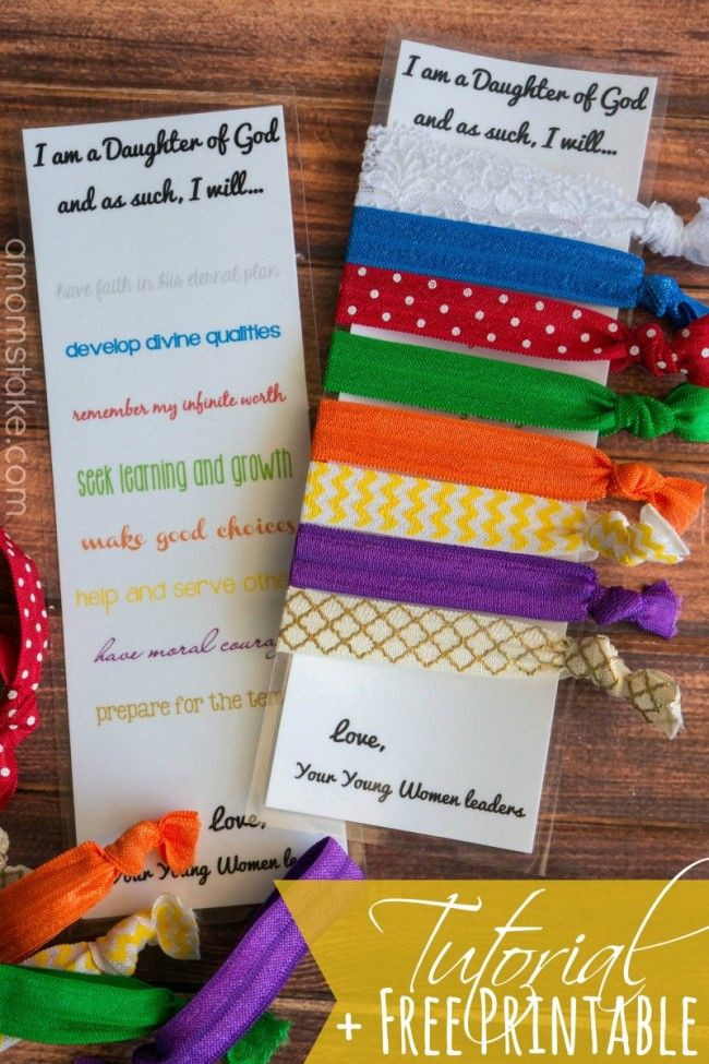 Best ideas about Gift Ideas For Young Women
. Save or Pin Young Women s Values – DIY Hair Ties Now.