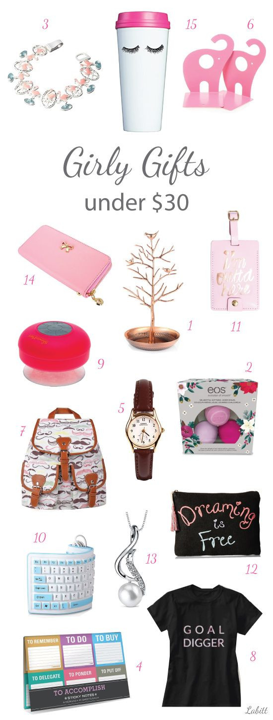 Best ideas about Gift Ideas For Young Women
. Save or Pin Girly Gifts For Women Under $30 Now.