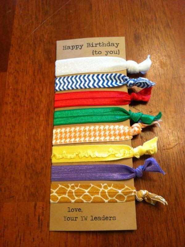 Best ideas about Gift Ideas For Young Women
. Save or Pin YW Young Women Birthday Gift Elastic Hair Ties We Now.