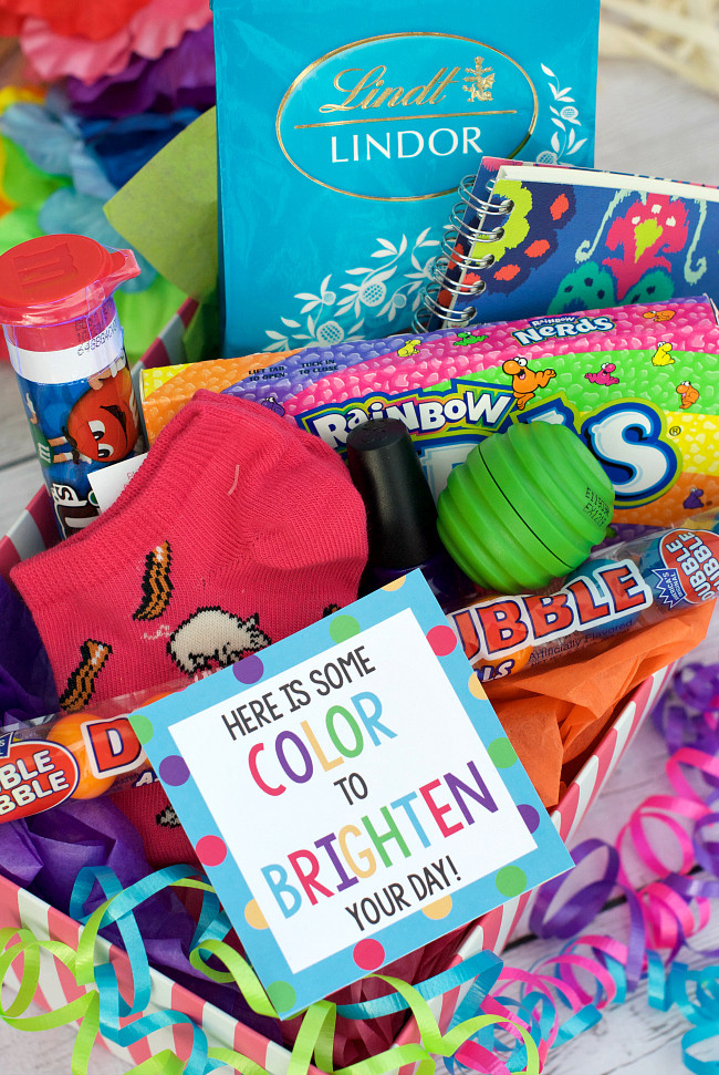 Best ideas about Gift Ideas To Cheer Up A Friend
. Save or Pin Bright & Colorful Cheer Up Gift Idea – Fun Squared Now.