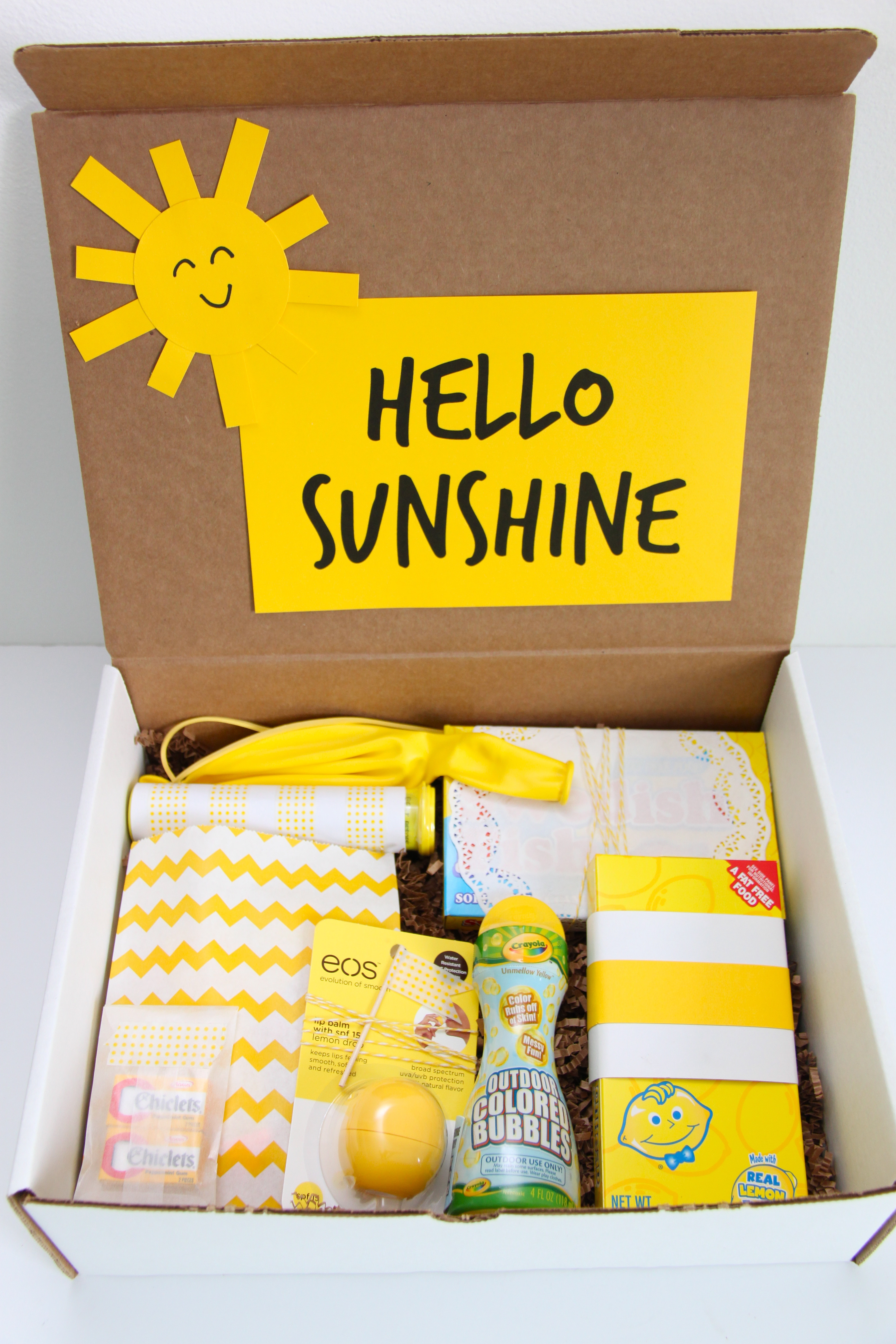 Best ideas about Gift Ideas To Cheer Up A Friend
. Save or Pin Hello Sunshine A Happy Gift Idea Smashed Peas & Carrots Now.