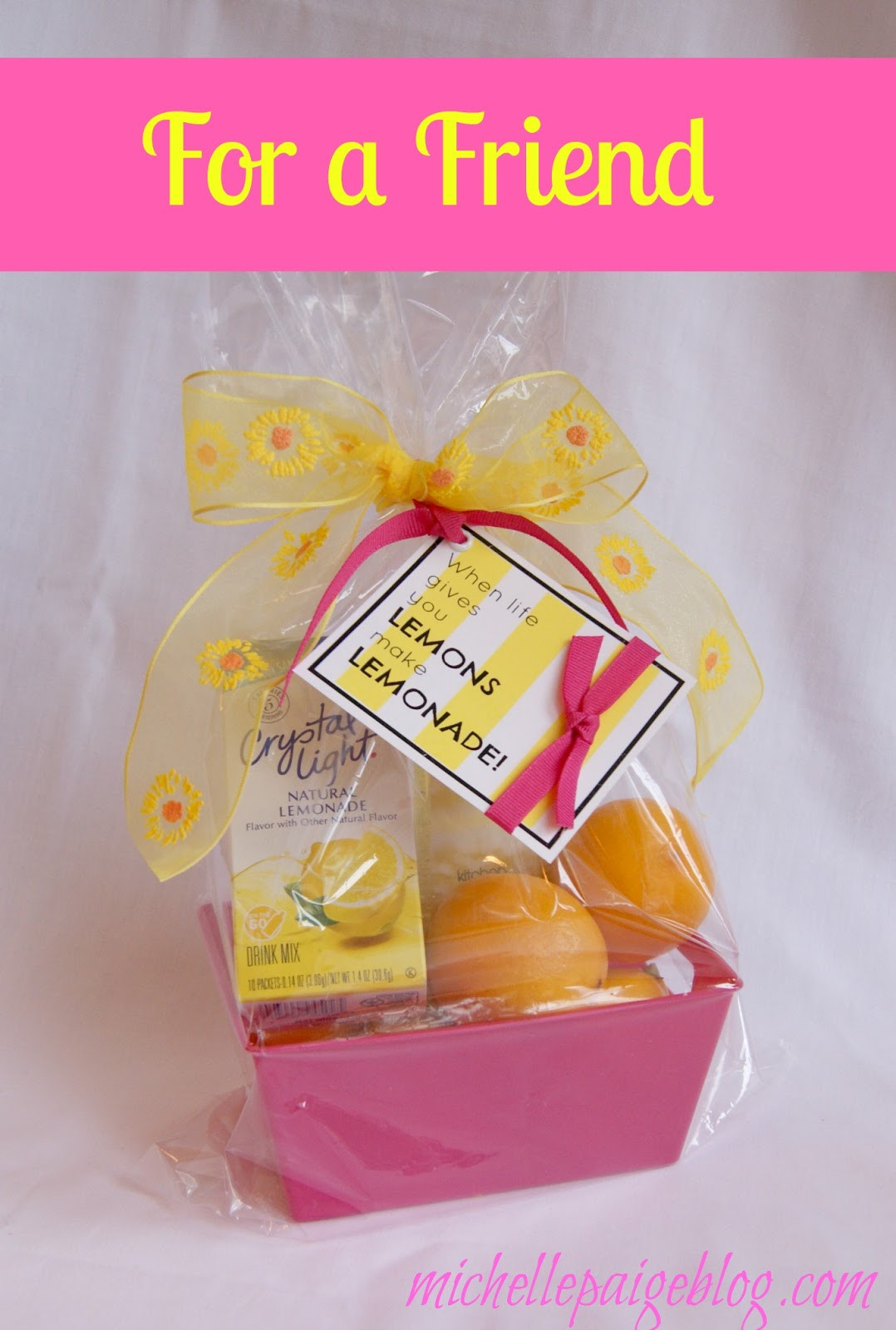 Best ideas about Gift Ideas To Cheer Up A Friend
. Save or Pin michelle paige blogs Cheer Up Gifts Lemons to Lemonade Now.