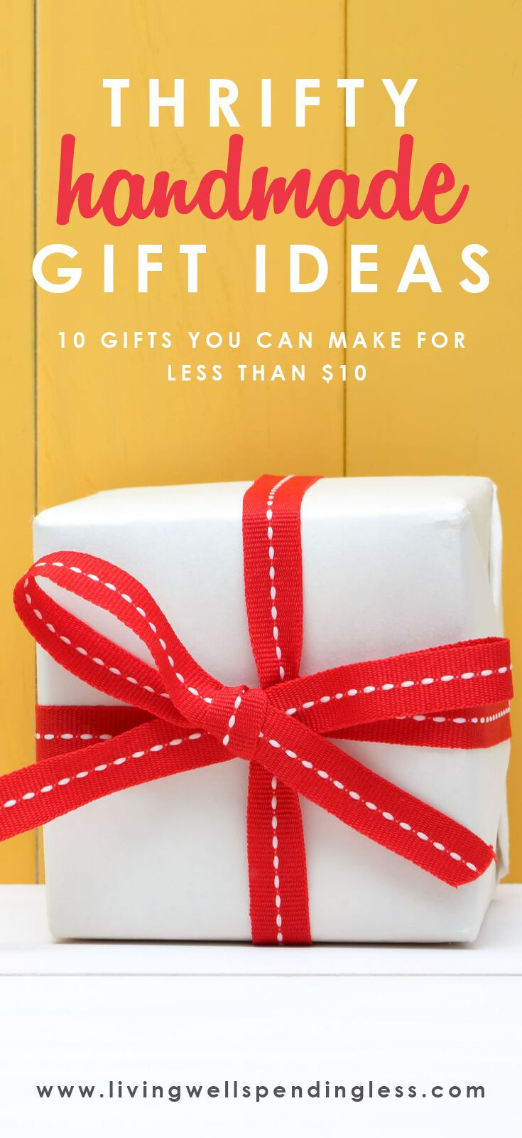 Best ideas about Gift Ideas Under $10
. Save or Pin 10 Gifts You Can Make for Less Than $10 Inexpensive Now.