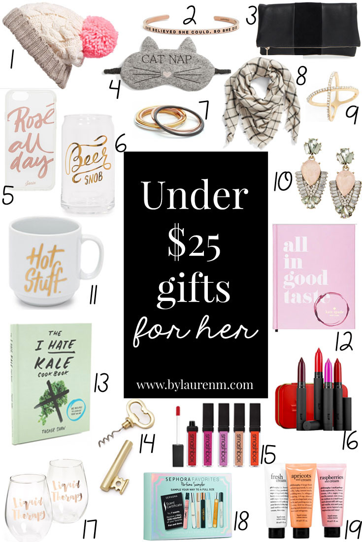 Best ideas about Gift Ideas Under 25$
. Save or Pin Under $25 Gifts for Her Now.