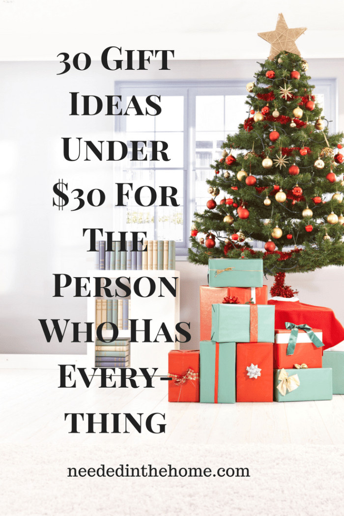 Best ideas about Gift Ideas Under $30
. Save or Pin 30 Gift Ideas Under $30 For The Person Who Has Everything Now.