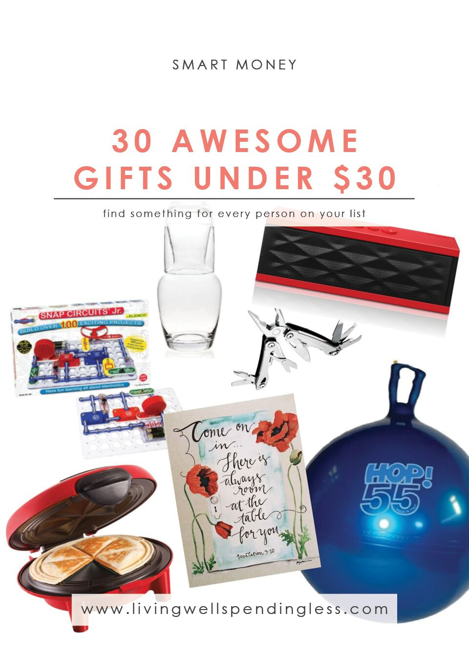 Best ideas about Gift Ideas Under $30
. Save or Pin 30 Awesome Gifts Under $30 Living Well Spending Less Now.