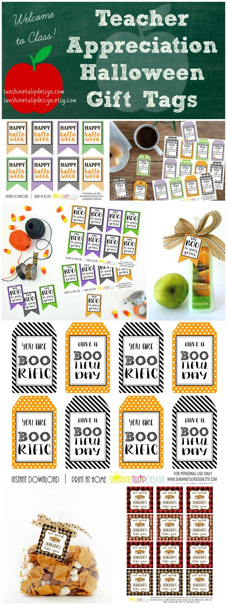 Best ideas about Gift Ideas When Visiting Friends
. Save or Pin Printable Halloween t tags that are great for Teacher Now.
