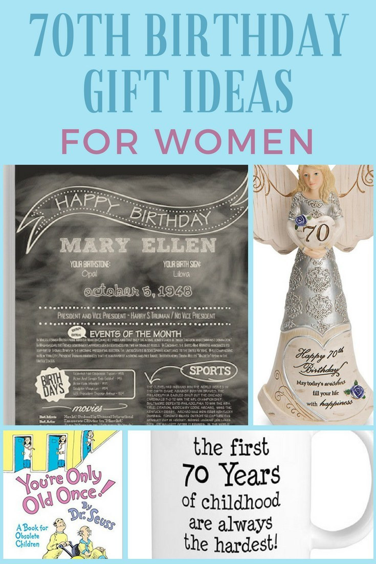 Best ideas about Gift Ideas Women
. Save or Pin 70th Birthday Gift Ideas for Women Now.