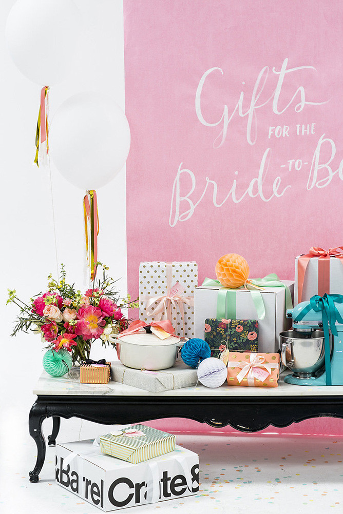 Best ideas about Gift Table Ideas
. Save or Pin Bridal Shower Gift Table Ideas from 100 Layer Cake – Crate Now.