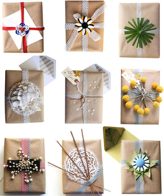 Best ideas about Gift Wrap Ideas
. Save or Pin Burlap and Brown Paper Gift Wrap Ideas Crafts a la mode Now.