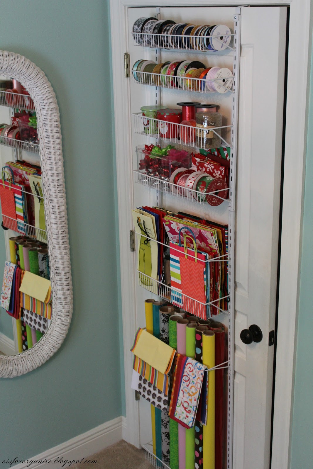 Best ideas about Gift Wrap Storage Ideas
. Save or Pin O is for Organize An Organized Gift Wrap Station Now.