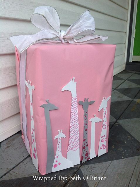 Best ideas about Gift Wrapping Ideas For Baby Shower
. Save or Pin Giraffe Baby Shower Gift Wrap Now.