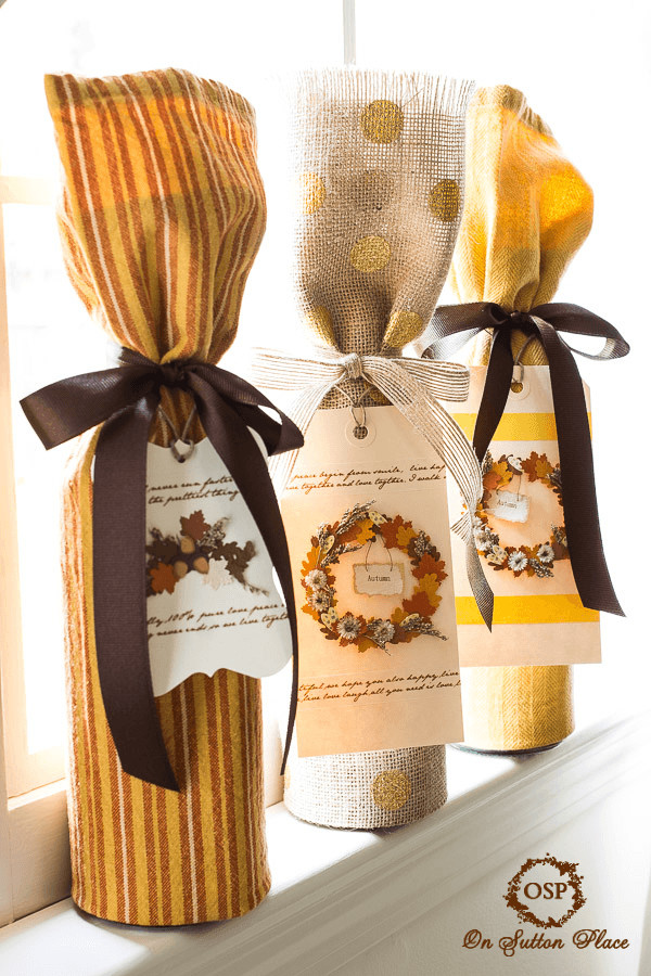 Best ideas about Gift Wrapping Wine Bottles Ideas
. Save or Pin No Sew Wine Bottle Gift Wrap Sutton Place Now.