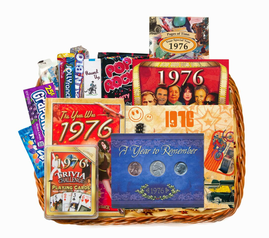 Best ideas about Gifts For 40th Birthday
. Save or Pin 40th Birthday Gift Basket for 1977 Now.
