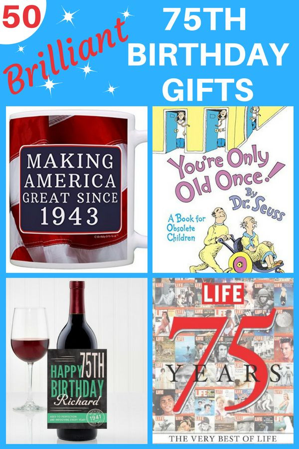 Best ideas about Gifts For 75th Birthday
. Save or Pin 87 best 75th Birthday Gift Ideas images on Pinterest Now.