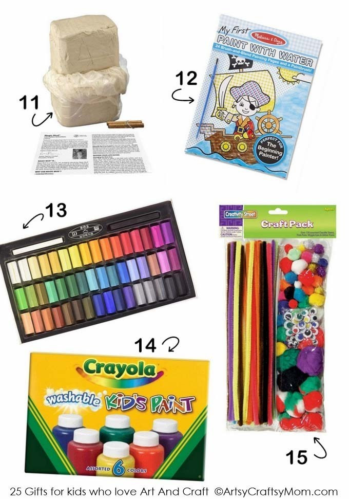 Best ideas about Gifts For Artsy Kid
. Save or Pin Top 25 Gifts for Kids who love Art and Craft Artsy Now.